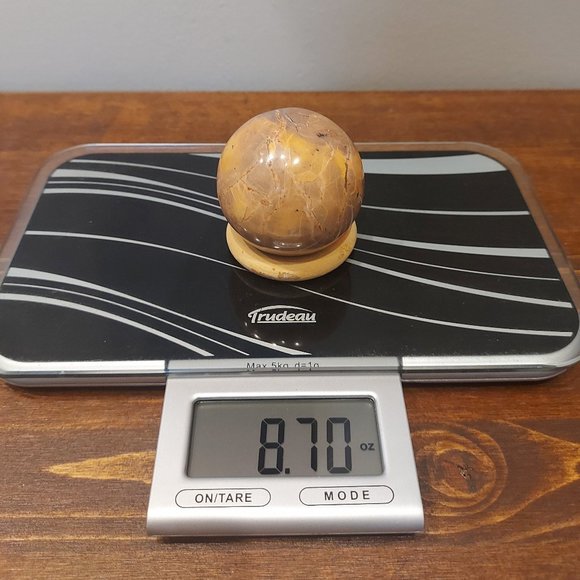 🔥 Sale 🔥 Red Vain Marble Sphere - 8.70 - Final Price - Picture 8 of 10